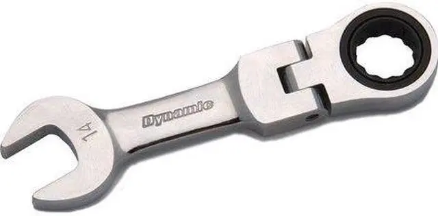 Main image of DYNAMIC D076314 Tools 14mm Stubby Flex Head Ratcheting Wrench