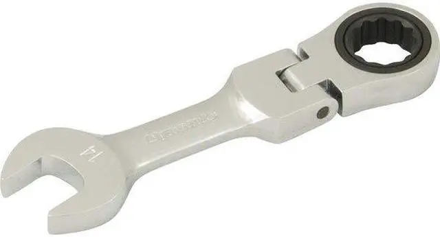Alt view image 3 of 5 - DYNAMIC D076314 Tools 14mm Stubby Flex Head Ratcheting Wrench