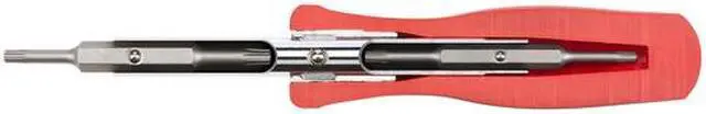 Alt view image 7 of 7 - TEKTON DMS18012 6-in-1 Torx Driver (T10 x T15, T20 x T25, Red)