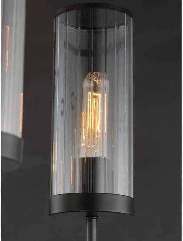 Alt view image 4 of 4 - MAXIM 11475CRBK Crosby 5-Light Chandelier