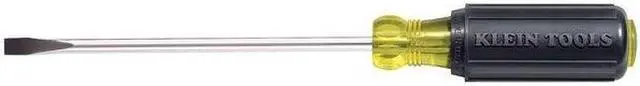 Alt view image 3 of 4 - KLEIN TOOLS 605-10 General Purpose Slotted Screwdriver 1/4 in Round