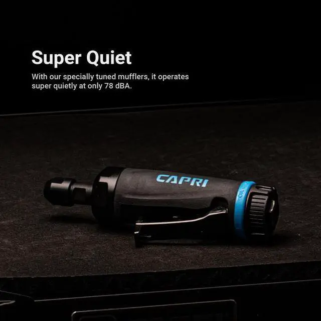 Alt view image 3 of 7 - CAPRI TOOLS CP32500 1/4 in 1 HP Air Straight Die Grinder
