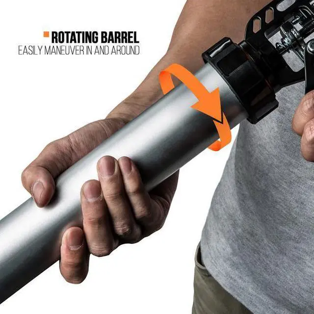 Alt view image 4 of 7 - JES INNOVATIONS SD12-20 20 oz. 12:1 Sausage and Bulk Caulk Gun