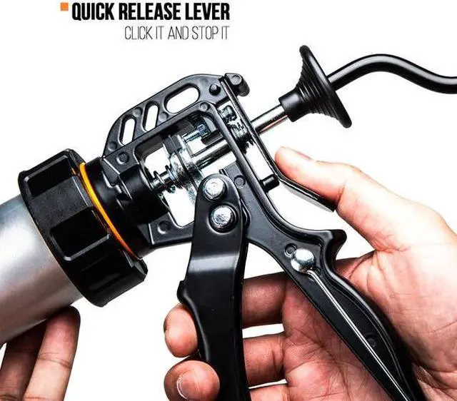 Alt view image 7 of 7 - JES INNOVATIONS SD12-20 20 oz. 12:1 Sausage and Bulk Caulk Gun