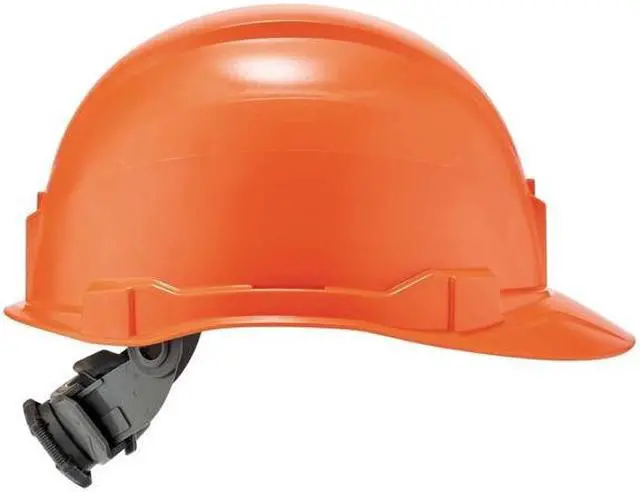 Alt view image 4 of 7 - ERGODYNE 8970 Orange Class E Hard Hat Cap Style w/ Rat