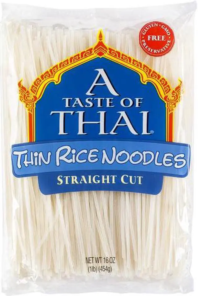 Alt view image 2 of 3 - A TASTE OF THAI 8081 Thin Rice Noodles, PK6