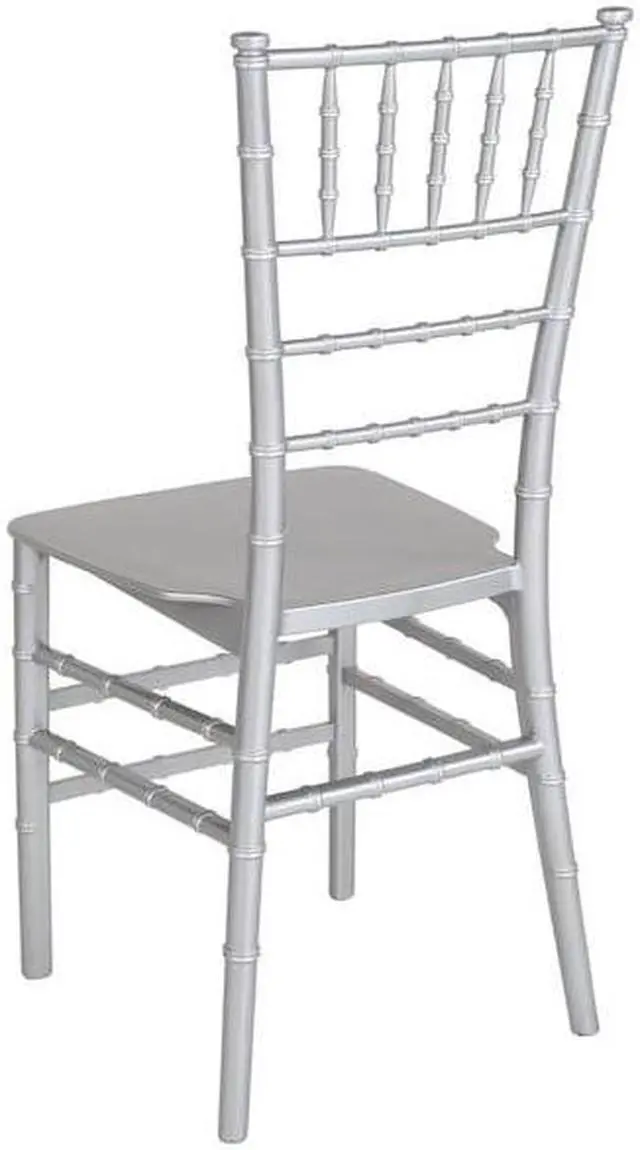 Alt view image 14 of 14 - Flash Furniture HERCULES Series Resin Chiavari Chair Gold 2 Pack (2LEGOLDM) 2LESILVERM