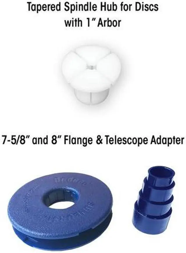 Alt view image 2 of 2 - DEDECO 1992 Sunburst Flange And Telescope Adapter 7-5/8 in And 8 in 1/Unit