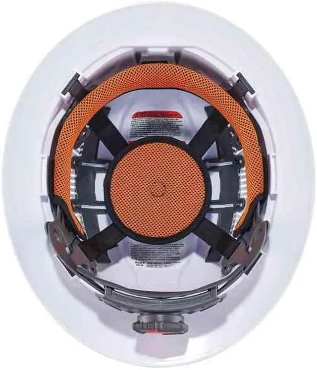 Alt view image 2 of 7 - ERGODYNE 8973 White Class C Hard Hat Full Brim Vented