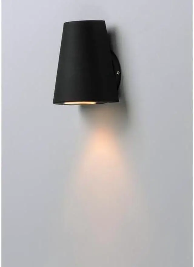 Alt view image 4 of 4 - MAXIM 86199BK Mini 1-Light 5" Wide Black Outdoor Wall Sconce