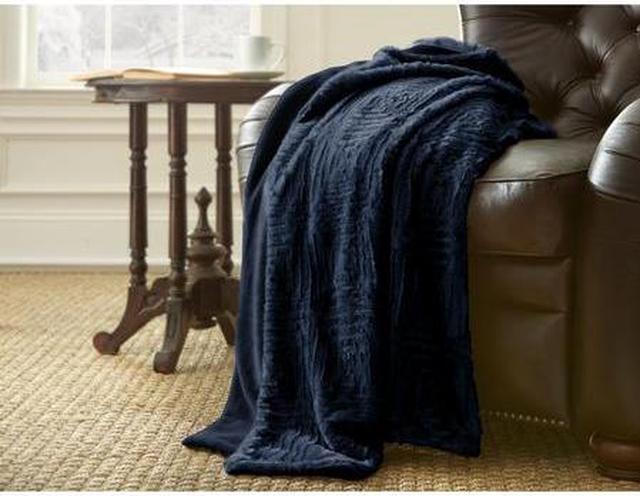 Modern threads discount faux fur throw