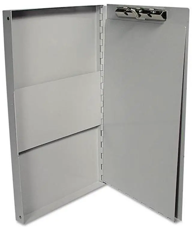 Alt view image 8 of 8 - UNIVERSAL Aluminum Document Box 2/5" Capacity Holds 8-1/2w x 11h Silver 40300