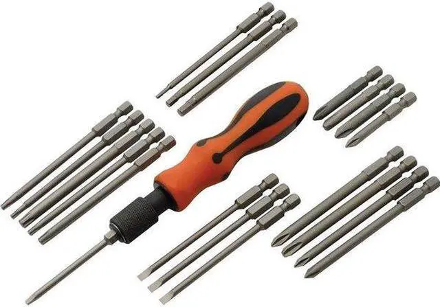 Alt view image 3 of 6 - DYNAMIC D062506 Tools 21 Piece Screwdriver Set W/ Removable Bits, Comfort Grip