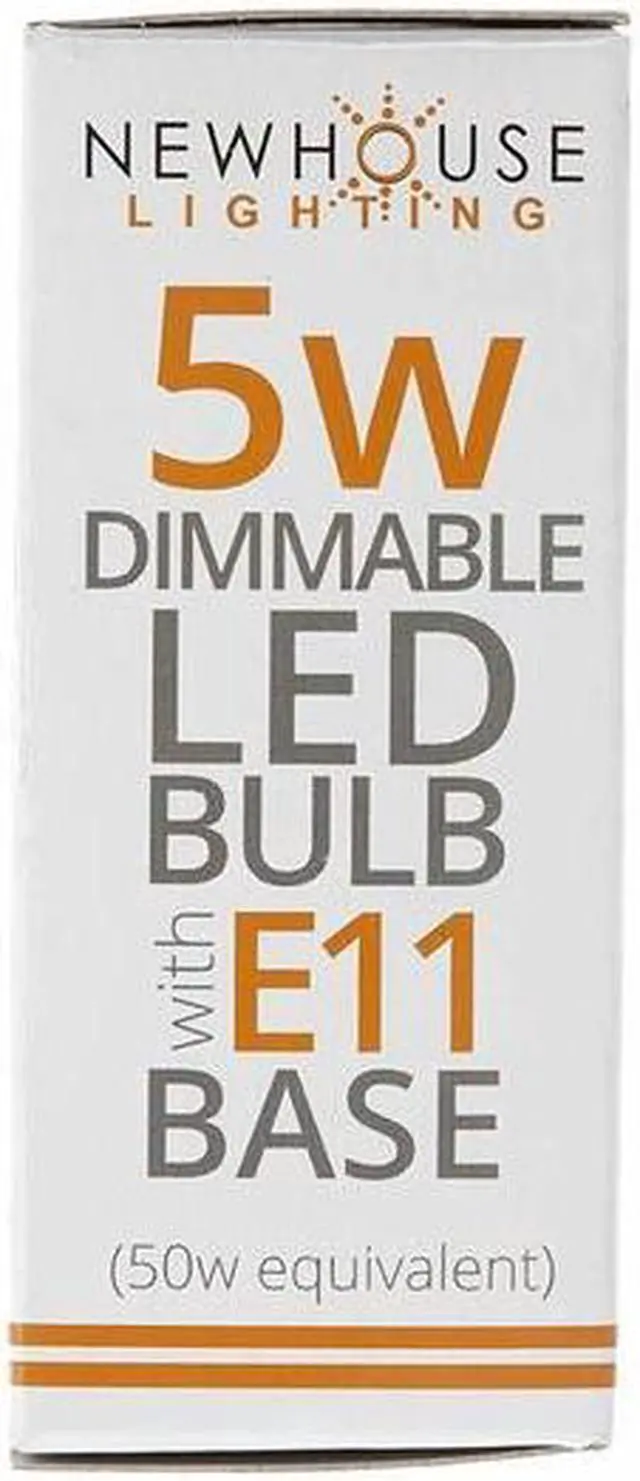 Alt view image 3 of 6 - NEWHOUSE LIGHTING E11-5060D-4 E11 Dimmable 5W LED Light Bulbs, 60-Watt Equiv.,