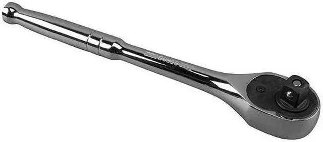 Alt view image 3 of 5 - KLEIN TOOLS 65820 1/2" Drive 72 Geared Teeth Round Head Style Hand Ratchet, 10"