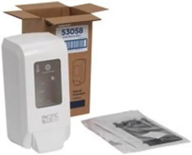 Alt view image 6 of 7 - GEORGIA-PACIFIC 53058 Soap/Sanitizer Dispenser,White,Plastic