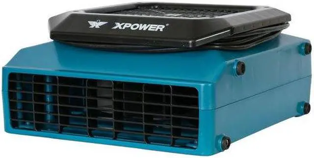 Alt view image 4 of 5 - XPOWER XL-730A Low Profile Air Mover W/ GFCI Power Outlets for Daisy Chain