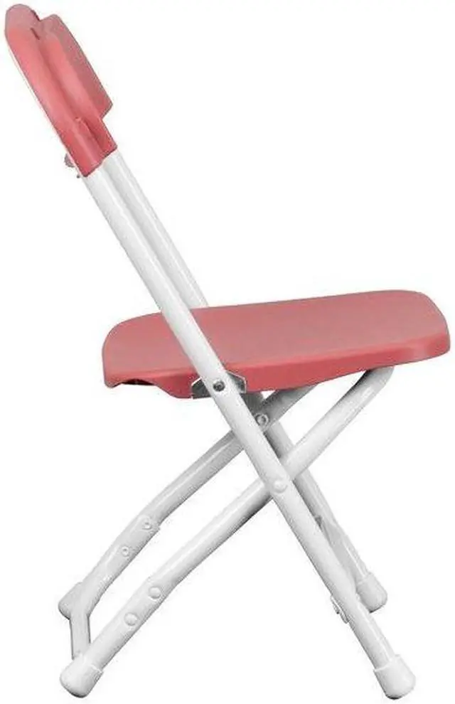 Alt view image 5 of 7 - FLASH FURNITURE 10-Y-KID-BY-GG Kids Burgundy Plastic Folding Chair,PK10