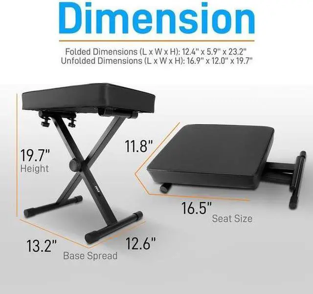 Alt view image 2 of 7 - PYLE PKST52 Keyboard Stand,PKST52