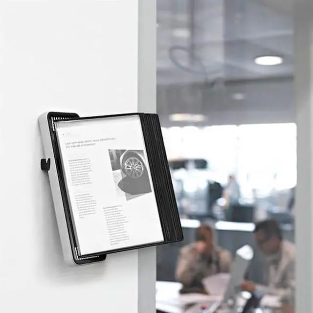 Alt view image 2 of 7 - Tarifold V714527 VEO Wall Reference System - 10 Panels with Black Borders - Black Base