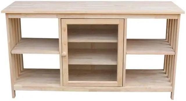 Alt view image 2 of 7 - INTERNATIONAL CONCEPTS TV-58 Mission EnteRTAinment Stand, Unfinished