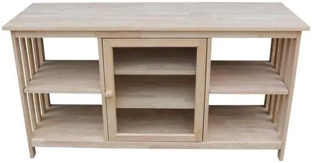 Alt view image 7 of 7 - INTERNATIONAL CONCEPTS TV-58 Mission EnteRTAinment Stand, Unfinished