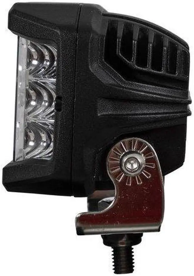Alt view image 6 of 6 - BUYERS PRODUCTS 1492232 4 Inch Wide LED Flood Light with Strobe - Square Lens