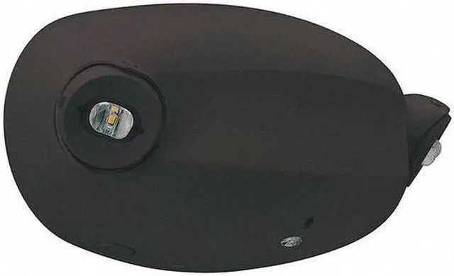 Alt view image 2 of 2 - LITHONIA LIGHTING ELM2L B M12 Emergency Light, LED, 6VDC, 9-23/32"L, 4.8W