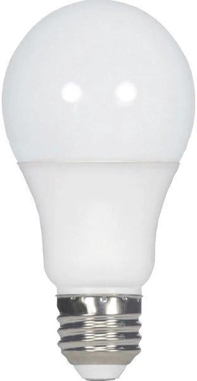 Alt view image 2 of 3 - SATCO S28563 Bulb, LED, 10W, A19, Medium, 120V, Frosted White, 50K, 4PK