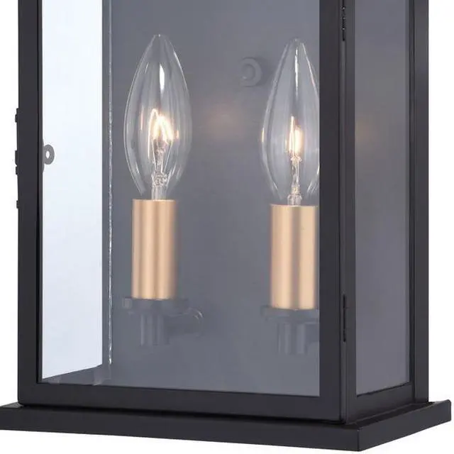 Alt view image 3 of 4 - VAXCEL T0565 Bristol 7.5-in. W Outdoor Wall Light