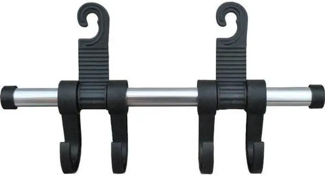 Alt view image 2 of 3 - MAXSA INNOVATIONS 25534 Headrest Multi-Hanger 4 Hook - Chrome