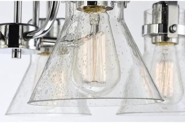 Alt view image 3 of 3 - MAXIM LIGHTING 26116CDPC Seafarer 3-Light 21.5" Wide Polished Chrome Chandelier