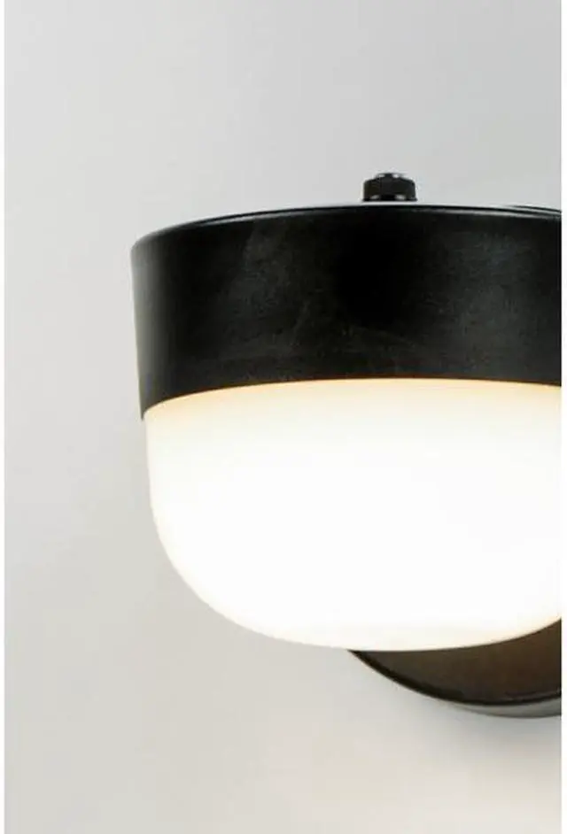 Alt view image 3 of 3 - MAXIM 51115FTBK Michelle 1-Light 5" Wide Black Outdoor Wall Sconce