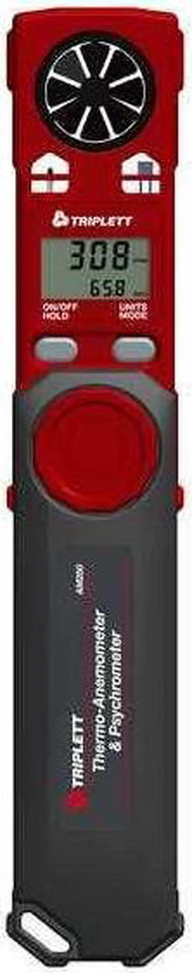 Alt view image 2 of 2 - TRIPLETT AM250 Anemometer, 216 to 3,936fpm, 122 to 122F