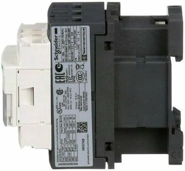 Alt view image 6 of 8 - SCHNEIDER ELECTRIC LC1D09G7 IEC Magnetic Contactor, 3 Poles, 120V AC, 9 A,