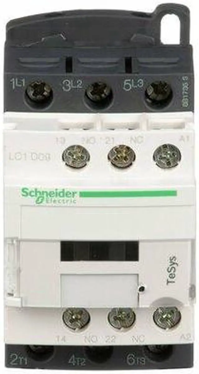 Alt view image 7 of 8 - SCHNEIDER ELECTRIC LC1D09G7 IEC Magnetic Contactor, 3 Poles, 120V AC, 9 A,
