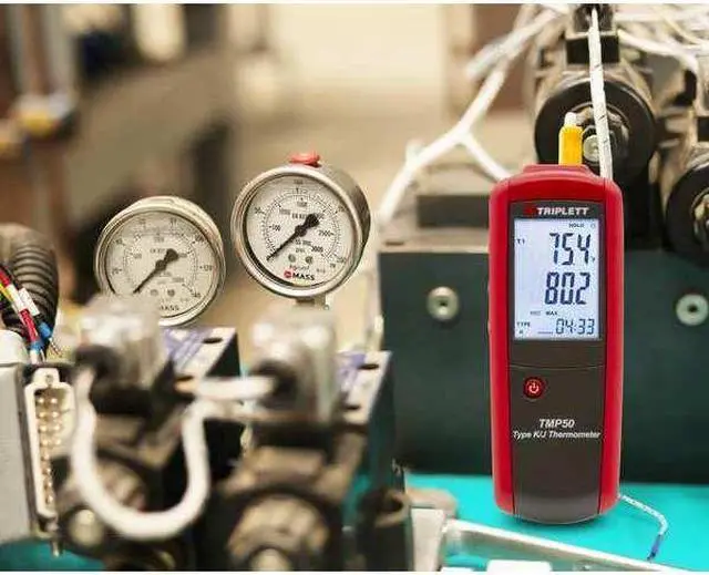 Alt view image 2 of 3 - TRIPLETT TMP50 Thermocouple K/J Thermometer