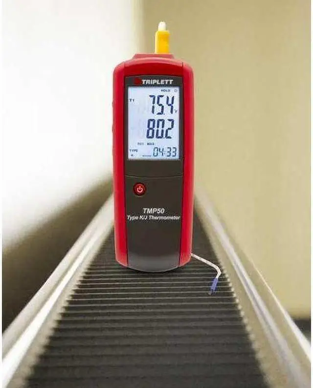Alt view image 3 of 3 - TRIPLETT TMP50 Thermocouple K/J Thermometer