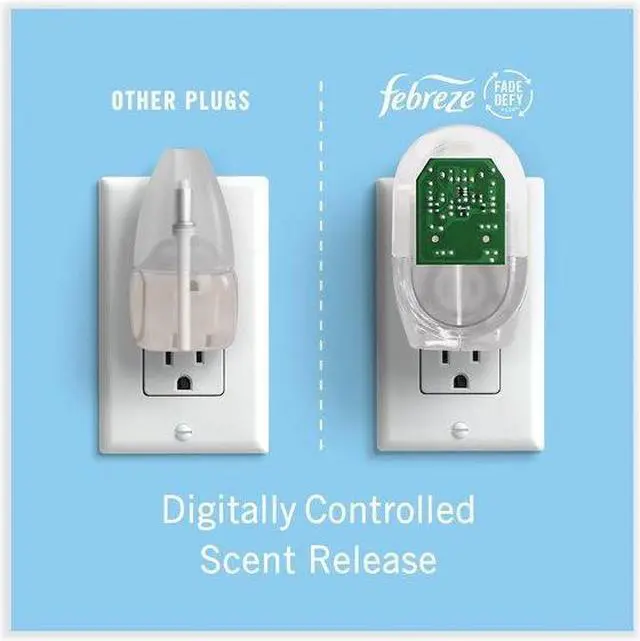 Alt view image 4 of 6 - FEBREZE 76985 PLUG Air Freshener Warmer, 2.5" x 3" x 4", Off White, PK4