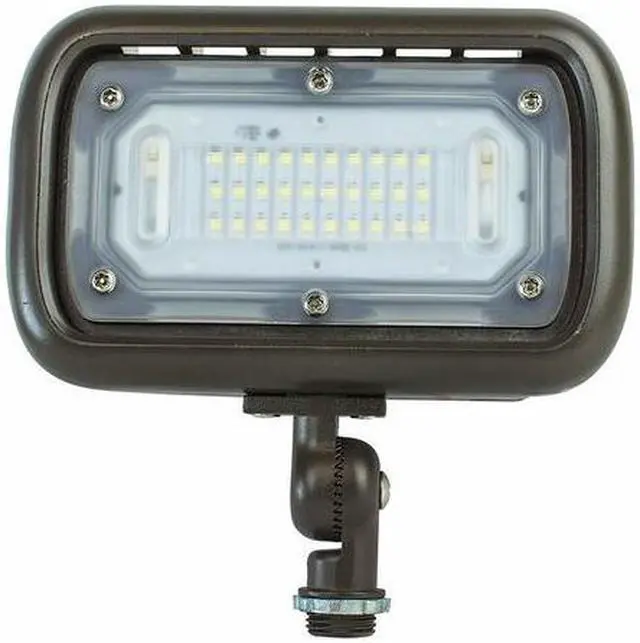 Alt view image 2 of 6 - NEWHOUSE LIGHTING WW30BRZ Outdoor 30W LED Landscape Wall Wash Flood Light,