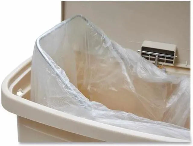 Alt view image 19 of 20 - Rubbermaid - 1883458 - Slim Jim Step-on - 50l/13g Resin Frt Step Beig, Each