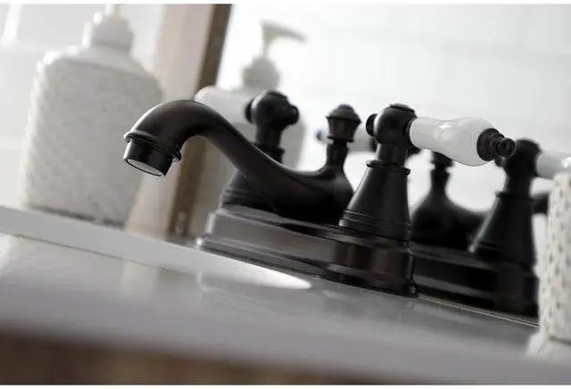 Alt view image 2 of 5 - FAUCETURE FSY3605PL FSY3605PL 4" Centerset Bathroom Faucet, Oil Rubbed Bronze