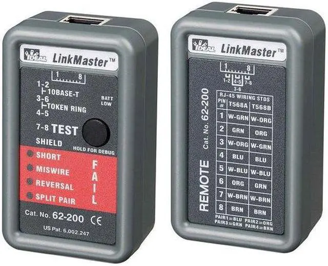 Alt view image 6 of 6 - Linkmaster UTP/stp Cable Tester