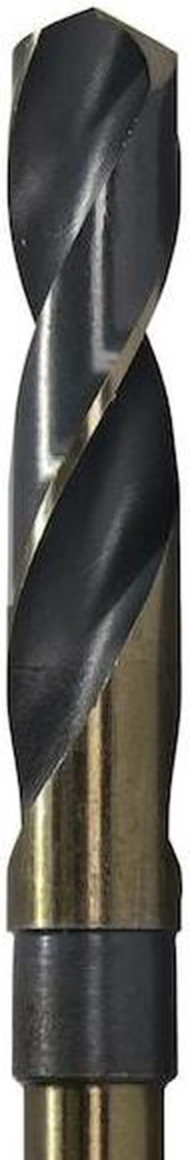 Alt view image 10 of 13 - Drill America 17/32in HSS 1/2in Shank KFD (Killer Force) Drill Bit with 3-Flat S