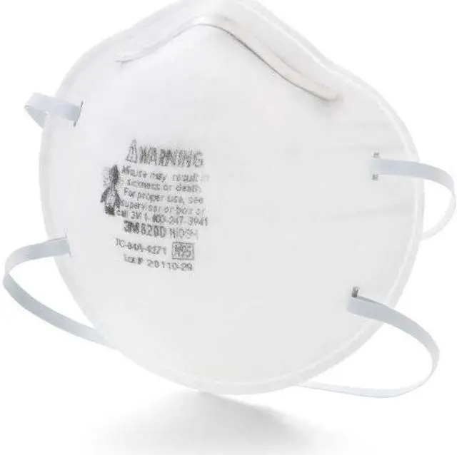 Alt view image 5 of 7 - 3M 8200 N95 Disposable Respirator, 8200, Dual Headstrap, Polyisoprene Strap,