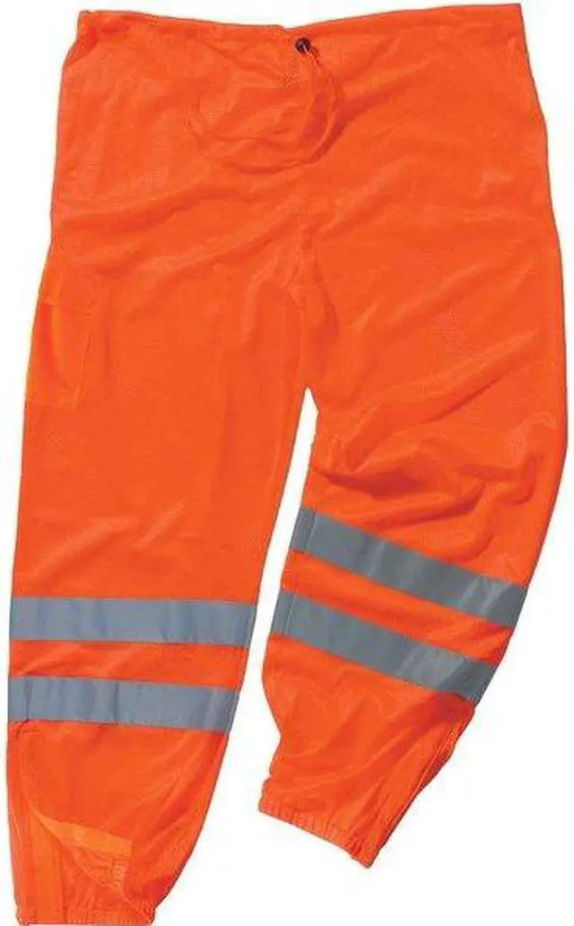 Alt view image 2 of 2 - ERGODYNE 8910 2XL/3XL Class E Hi-Vis Pants, Orange