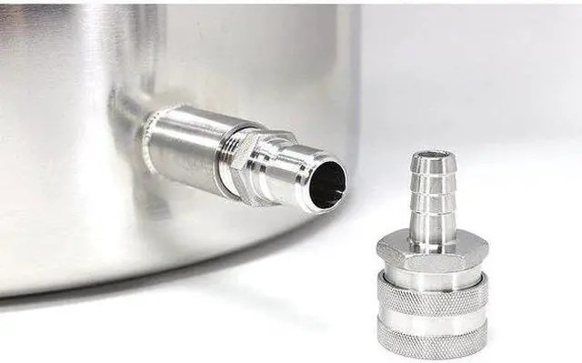 Alt view image 6 of 6 - CONCORD PF-QD-BRF-MMNPT 304 Stainless Steel Quick Disconnect Barb Hose to MPT
