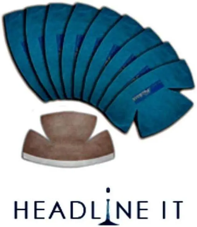 Alt view image 5 of 5 - HEADLINE IT 898917001018 Universal,Blue,Rayon/Polyester,Tie