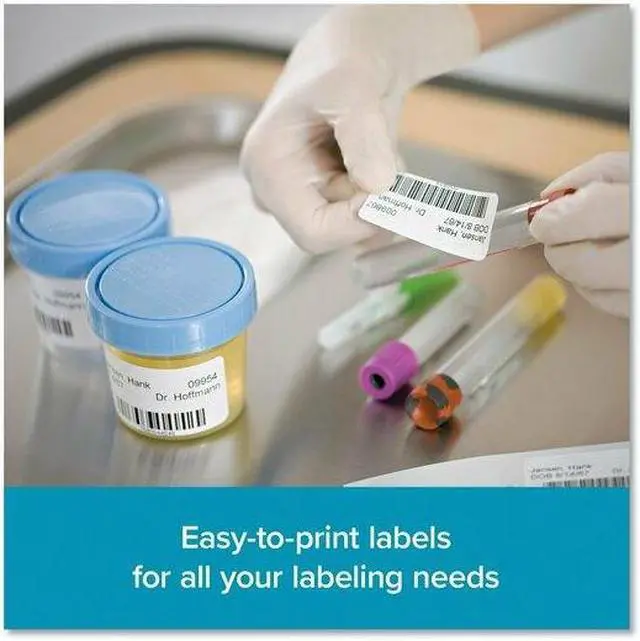 Alt view image 7 of 19 - Dymo Labels LabelWriter 2-1/8"Wx1"H 6 RL/PK White 2050764