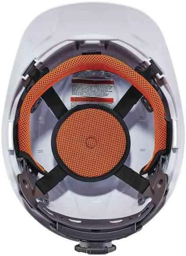 Alt view image 3 of 7 - ERGODYNE 8970 White Class E Hard Hat Cap Style w/ Ratc